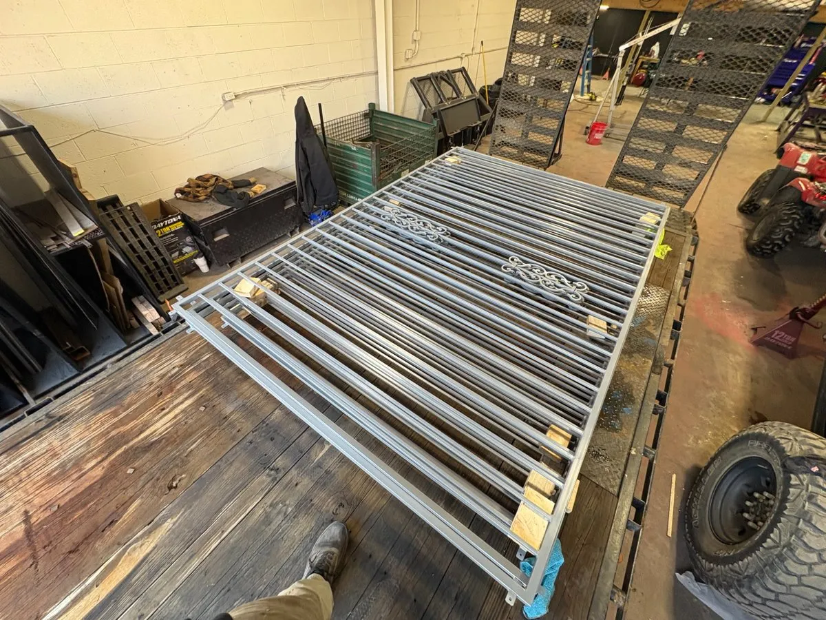 Custom window grid fabrication in shop