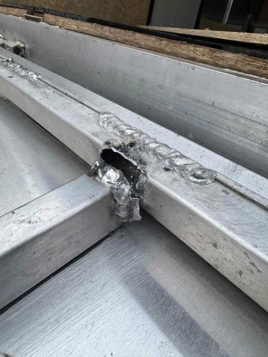 Custom snowmobile trailer frame build Michigan